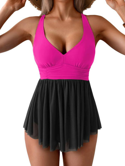 Tummy Control One Piece Swimdress