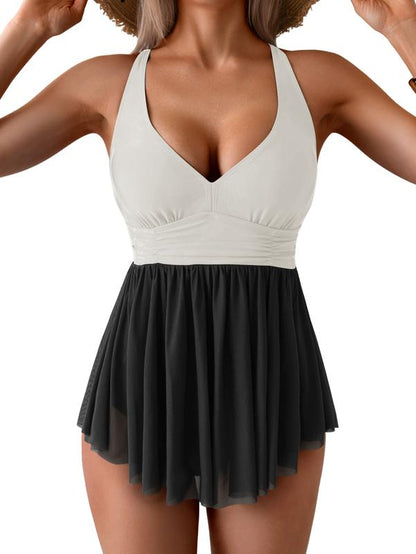 Tummy Control One Piece Swimdress